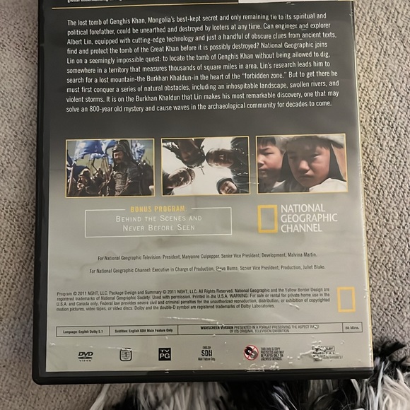 Forbidden Tomb Of Genghis Khan [DVD], Like New, National Geographic, with case - Picture 2 of 5